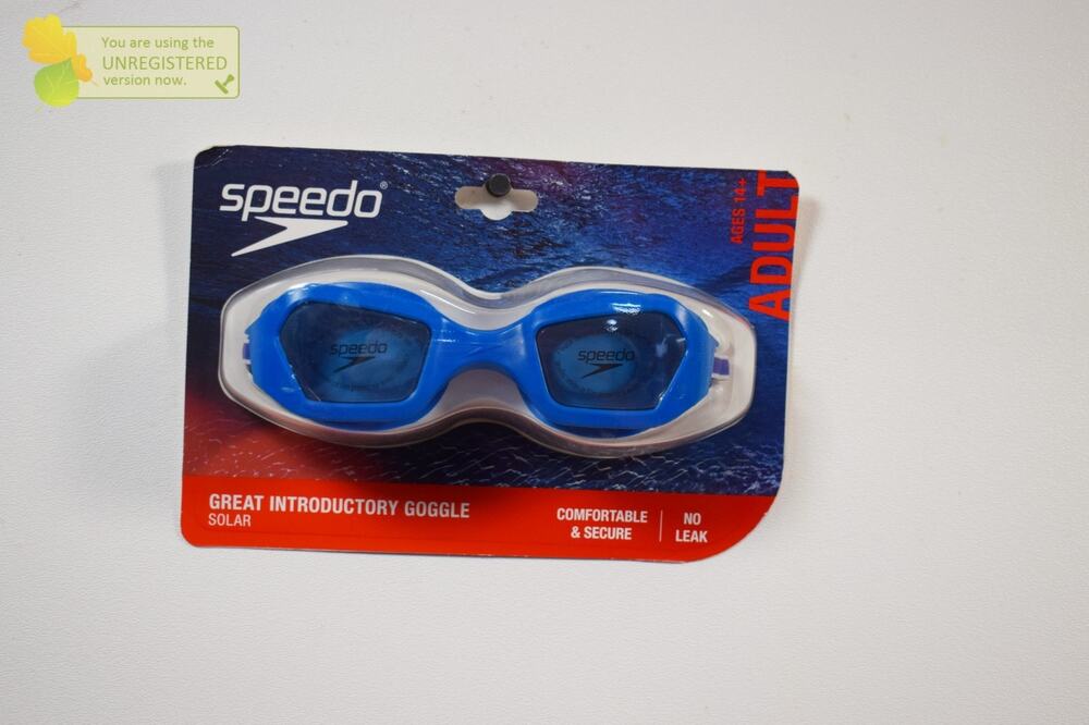 Speedo Adult Solar Swim Goggles Blue Ages 14+